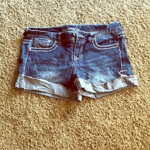 Denim shorts